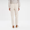 Pantalon de jogging en lin mélangé gris clair homme