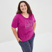 Ensemble pyjama pantalon 2 pièces bleu femme grande taille
