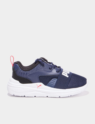 Baskets running Puma WIRED 2 bleu marine gar&ccedil;on