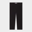 Legging corsaire taille &eacute;lastiqu&eacute;e noir fille