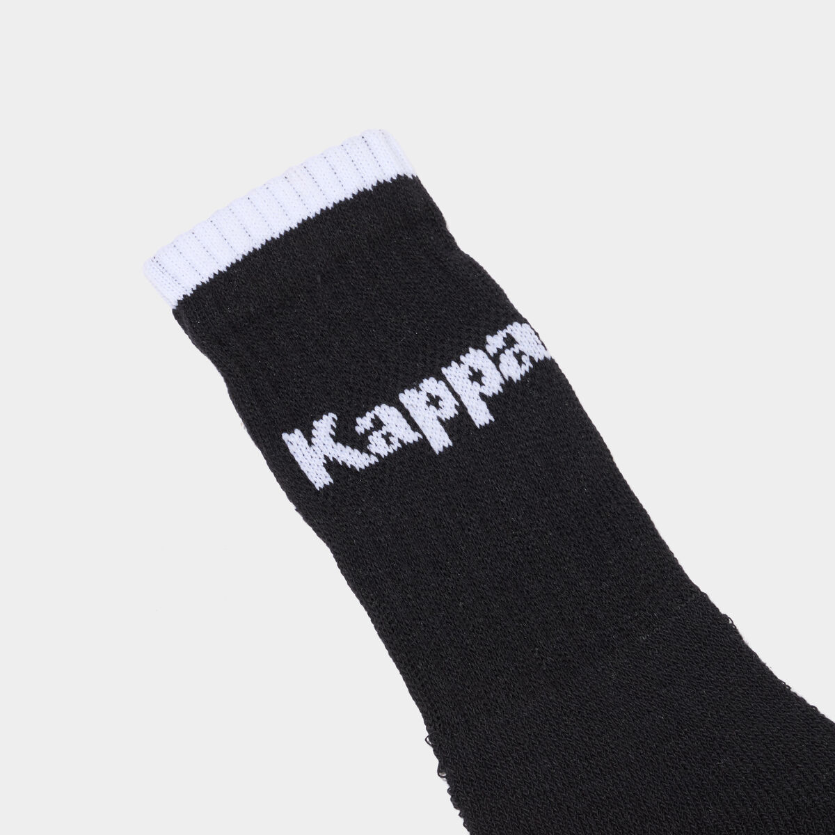 Lot 3 paires chaussettes sport Kappa noir gar&ccedil;on
