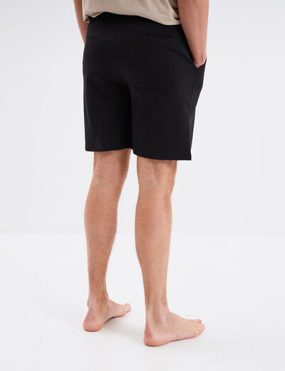 Short de pyjama noir homme