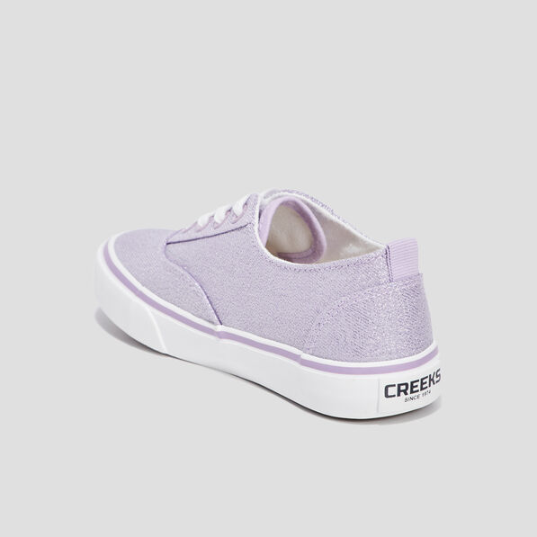 Tennis en toile à lacets Creeks violet fille