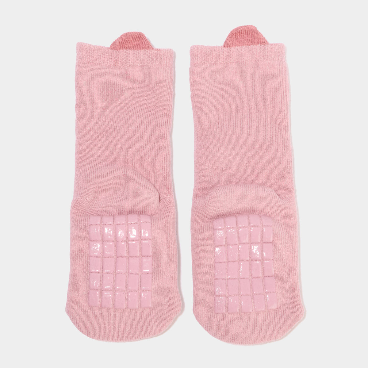 Chaussettes d'int&eacute;rieur rose b&eacute;b&eacute; fille