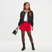 Jupe-short portefeuille Liberto rouge femme