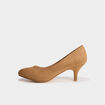 Escarpins à talons marron clair femme