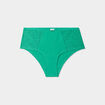 Shorty en coton vert menthe femme grande taille