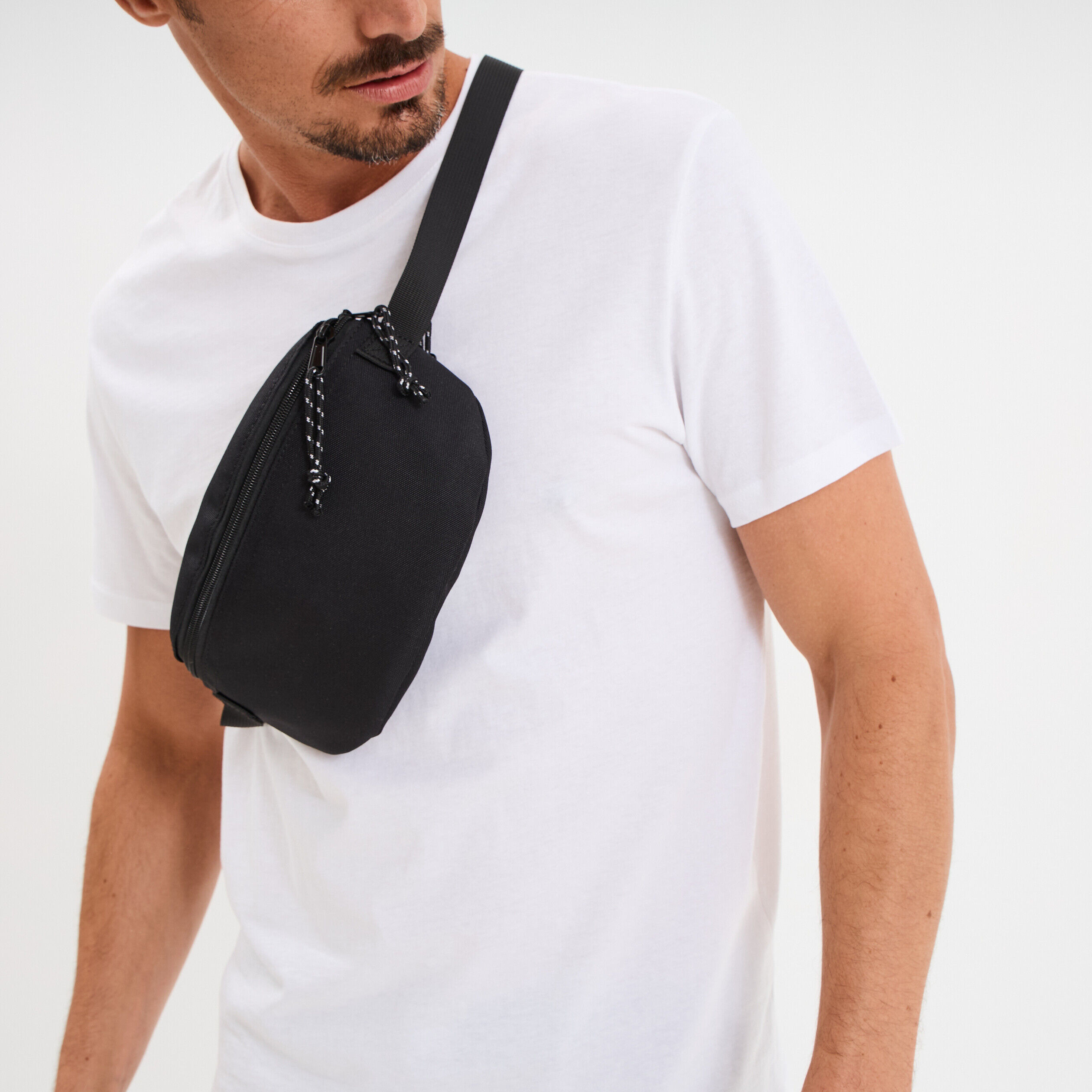 Sac banane noir homme LH