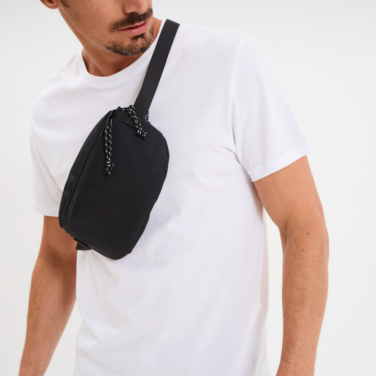 Sac banane noir homme