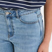 Corsaire slim en jean denim double stone femme