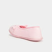 Chaussons ballerines polaires rose fille