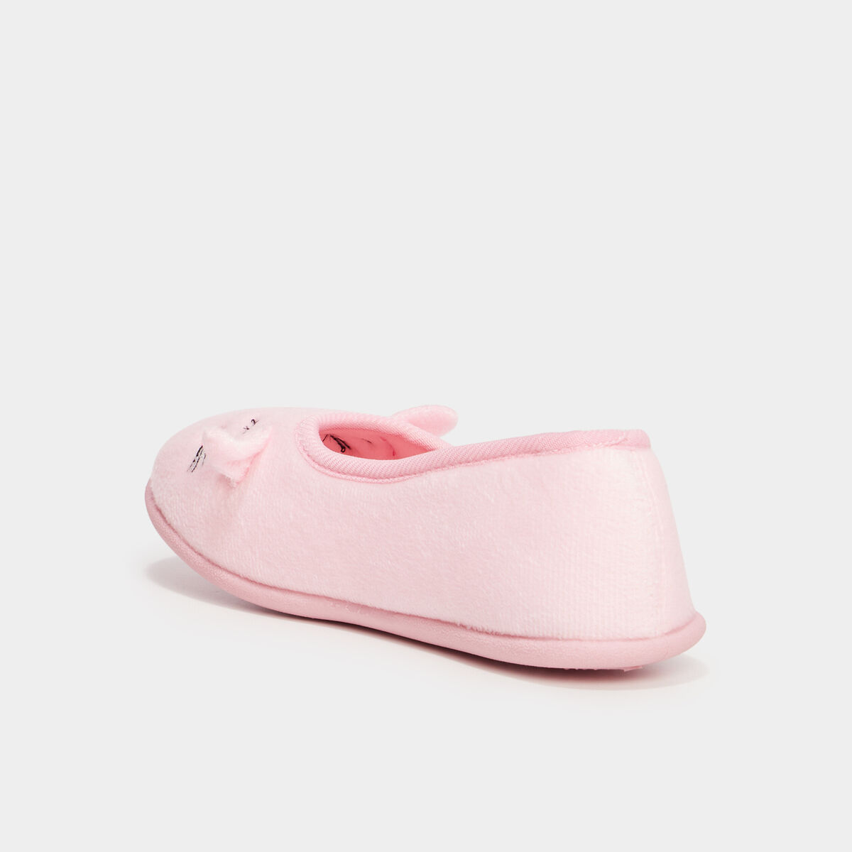 Chaussons ballerines polaires rose fille