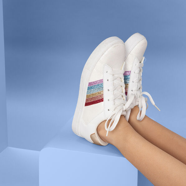 tennis a lacets creeks sable fille Tennis à lacets Creeks sable fille