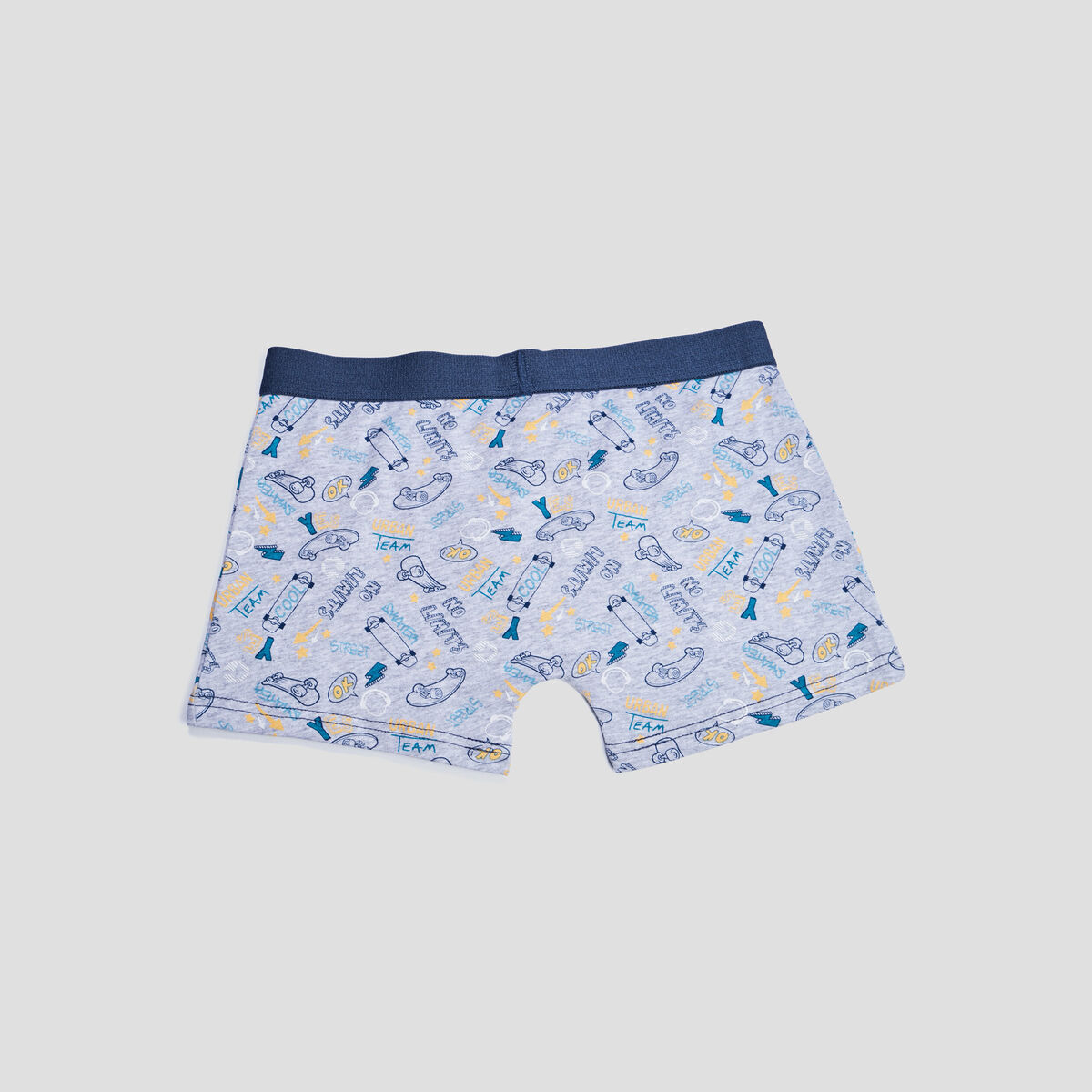 Lot 3 boxers jaune moutarde garçon
