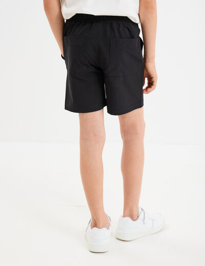 Short regular Naruto noir garçon