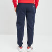 Pantalon jogging ajust&eacute; bleu marine homme