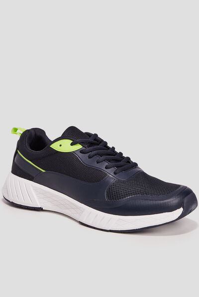 Runnings à lacets Creeks bleu marine homme