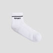 Lot 3 paires de chaussettes de sport blanc homme