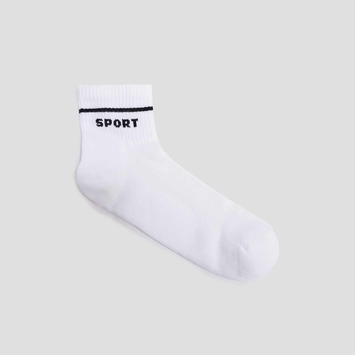 Lot 3 paires de chaussettes de sport blanc homme