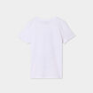 T-shirt col rond manches courtes coton blanc garçon