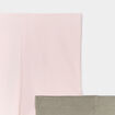 Lot 2 leggings coton rose clair fille