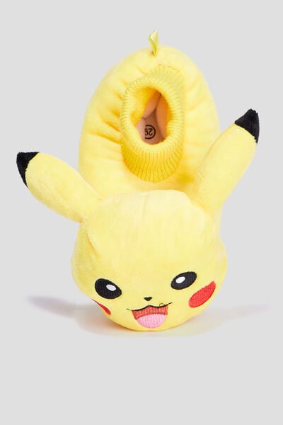 Chaussons Pok&eacute;mon jaune gar&ccedil;on