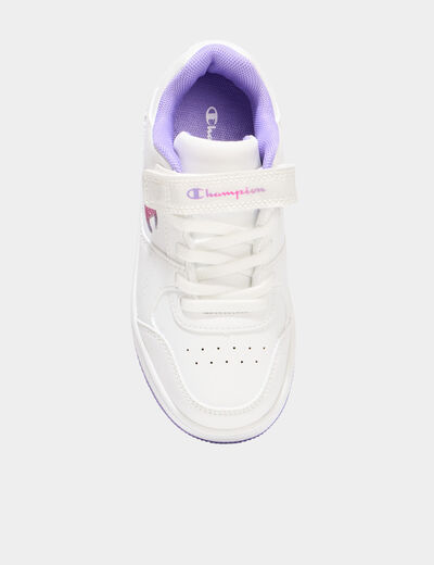 Tennis &agrave; scratchs Champion RD18 LOW violet fille