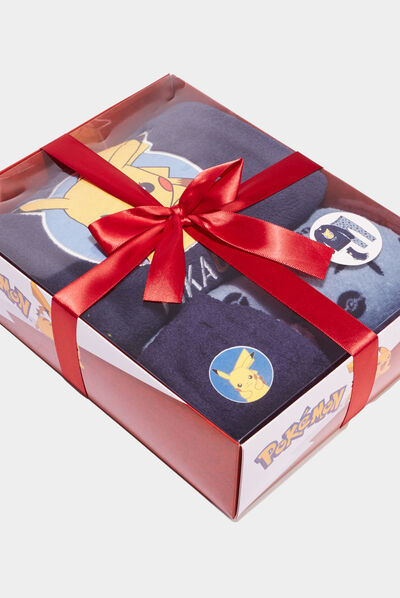 Ensemble pyjama Pokémon Pikachu bleu marine garçon