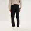 Pantalon chino slim sans repassage noir homme