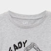 Ensemble pyjama pantalon t-shirt coton gris clair gar&ccedil;on