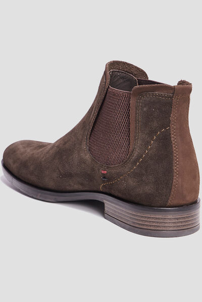 Bottines chelsea en cuir Bazy marron homme