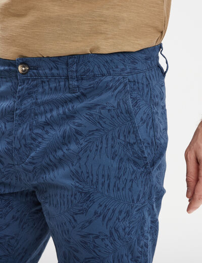 Bermuda chino droit Creeks bleu marine homme