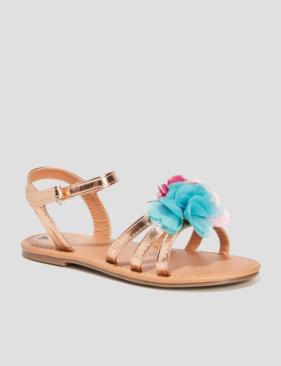 Sandales Liberto rose champagne fille
