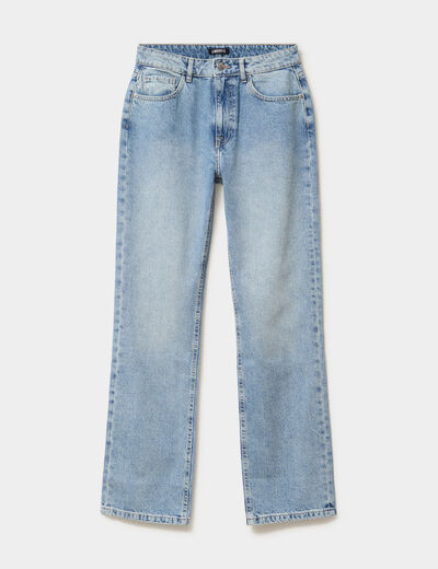 Jean Femme Somewhere Taille 34 - Coupe Droite - Bleu Marine - Longueur Totale 101 Cm