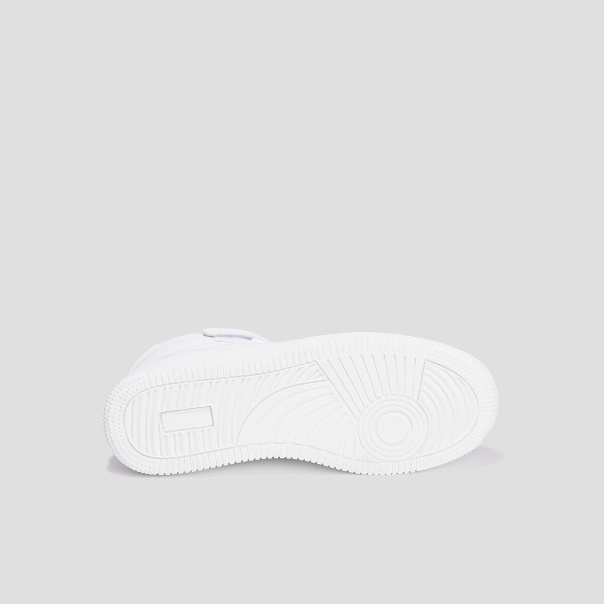 Baskets montantes à scratch Creeks blanc femme