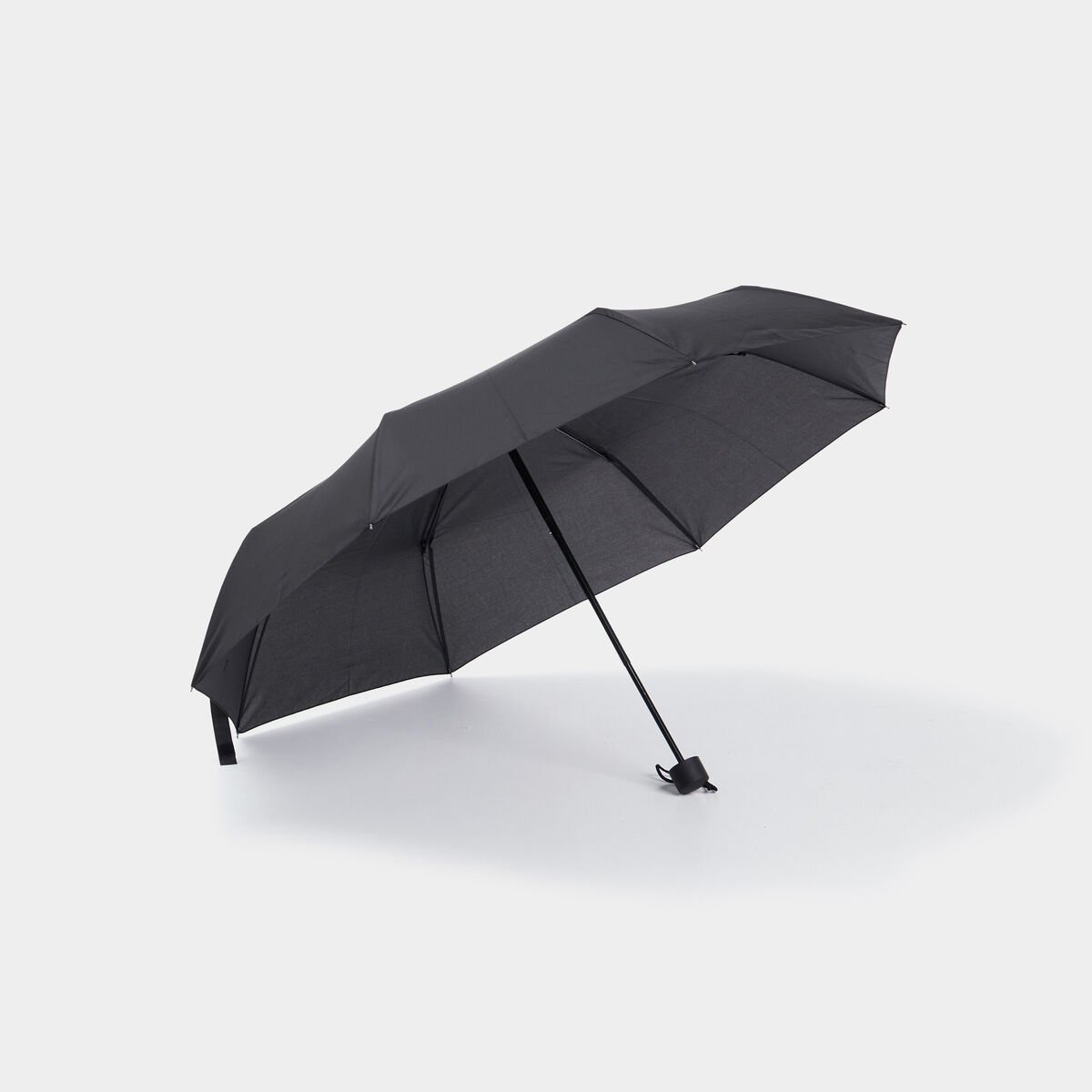 Parapluie compact pliable noir mixte