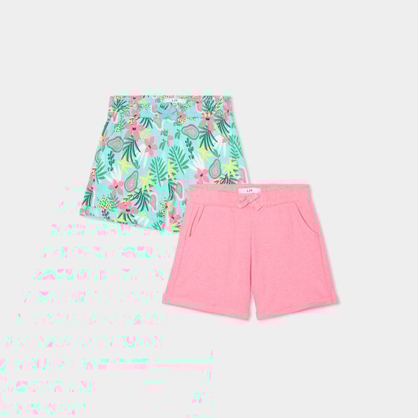 lot 2 shorts bleu clair fille Lot 2 shorts bleu clair fille