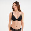 Soutien-gorge foulard paddé dentelle noir femme