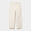Pantalon ballon taille haute ecru femme