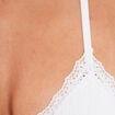 Soutien-gorge triangle paddé blanc femme