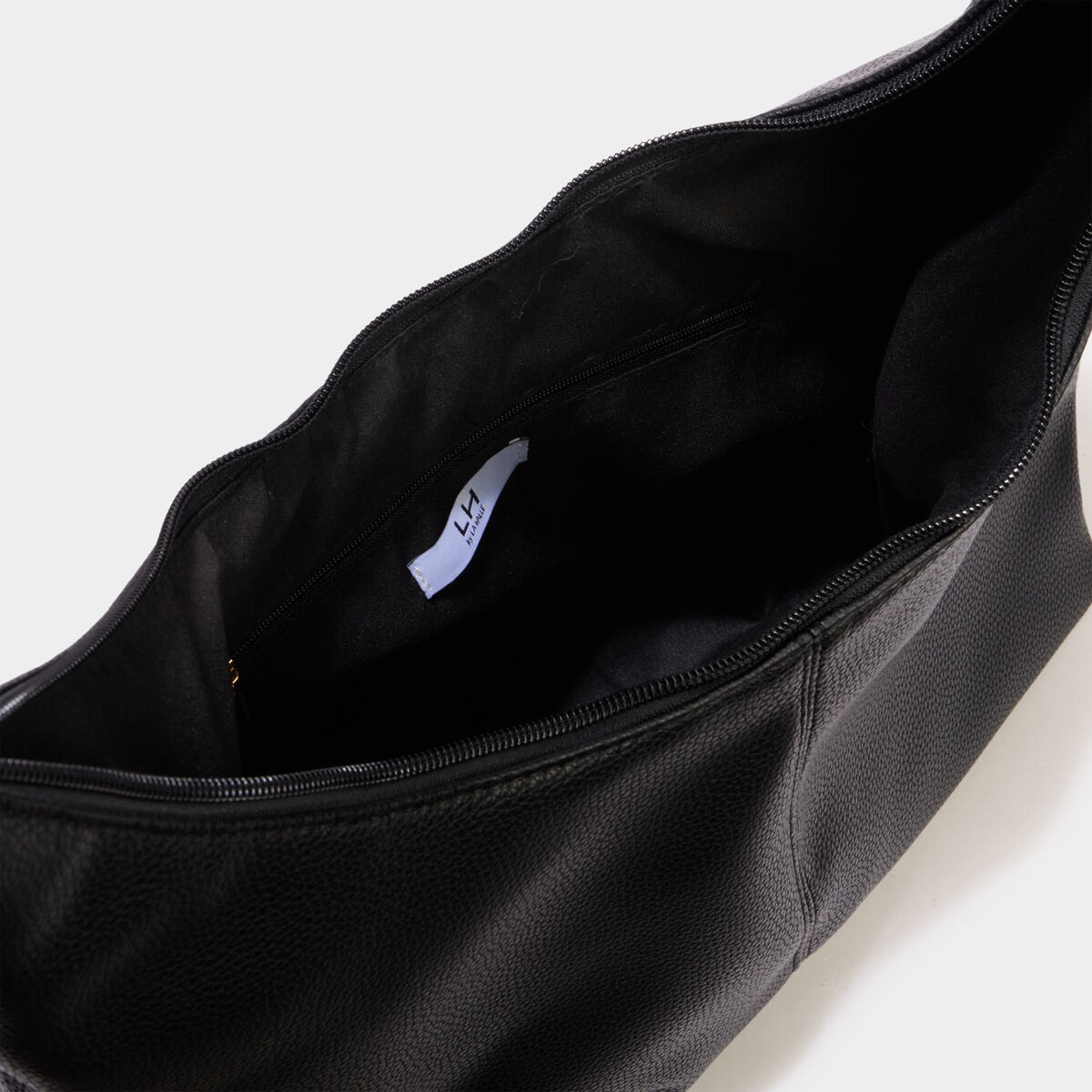 Sac port&eacute;-&eacute;paule anse r&eacute;glable noir femme