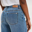 Jeans extra wide leg taille haute denim stone femme