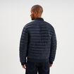 Doudoune l&eacute;g&egrave;re d&eacute;perlante col teddy bleu marine homme
