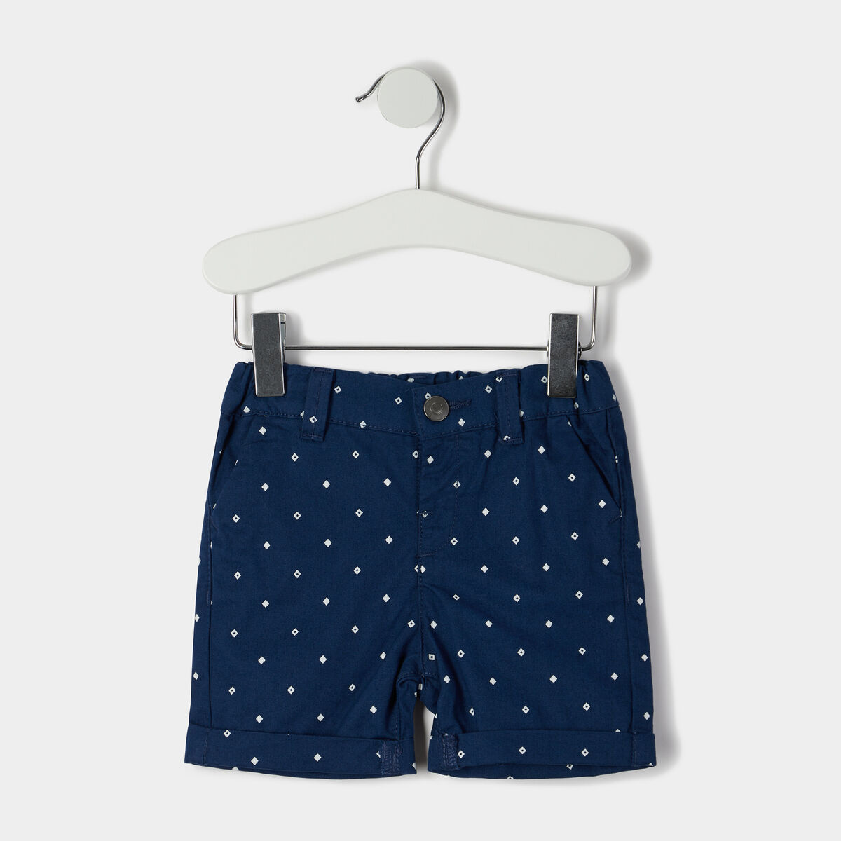Bermuda droit bleu marine bébé garçon