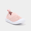 Tennis semelle souple bout renforc&eacute; rose b&eacute;b&eacute; fille