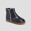 Bottines Lulu Castagnette bleu marine fille