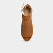 Sandales &agrave; talons marron femme