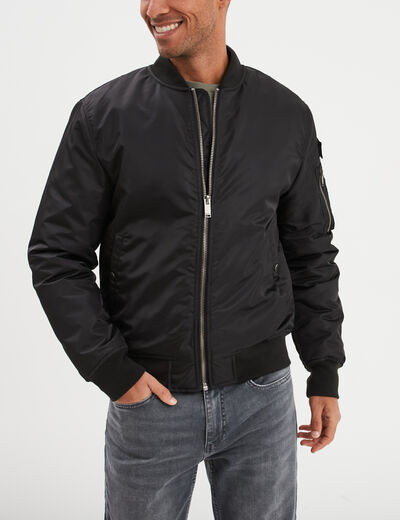 Blouson bomber déperlant Liberto noir homme