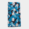 Foulard bleu canard femme