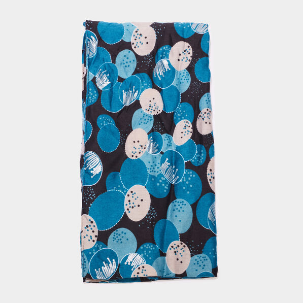 Foulard bleu canard femme